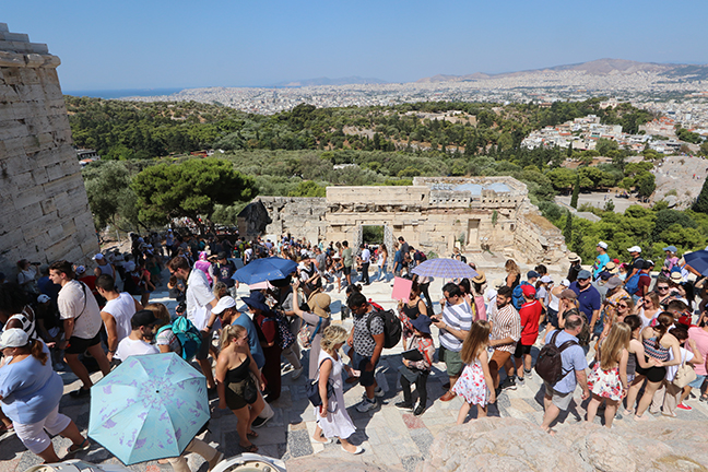 Acropolis Crowds, Greece